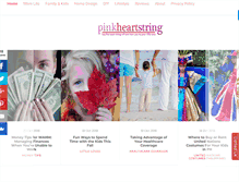 Tablet Screenshot of pinkheartstring.com